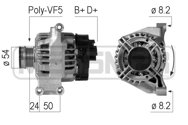 Generator 14V 120A