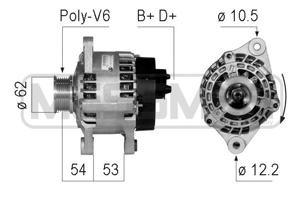 Generator 14V 120A