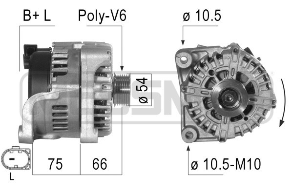 Generator 14V 180A