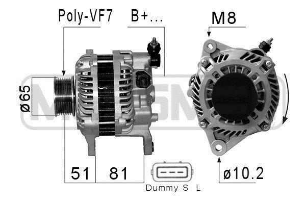 Generator 12V 130A
