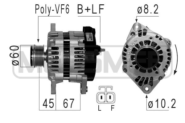 Generator 14V 100A