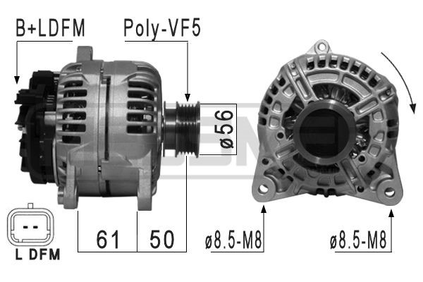 Generator 12V 150A
