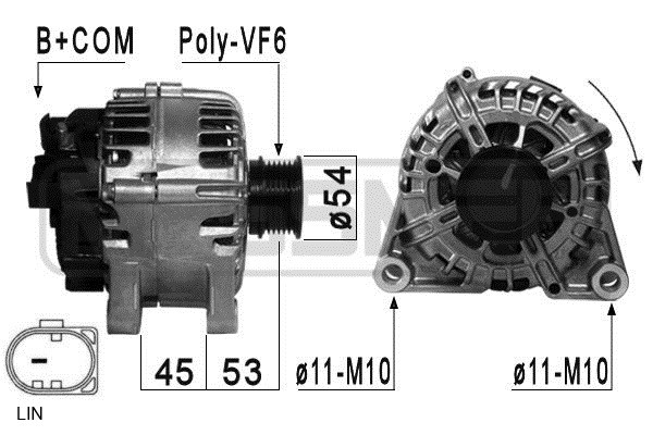 Generator 14V 120A