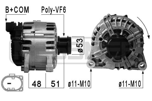 Generator 14V 150A