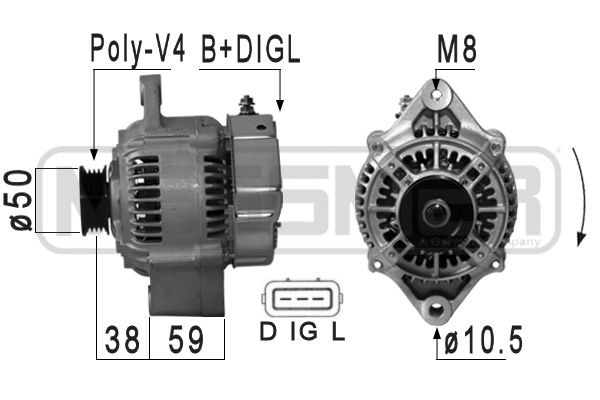 Generator 12V 70A