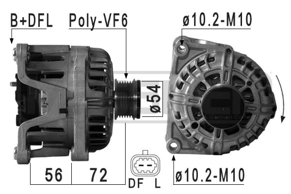 Generator 14V 140A