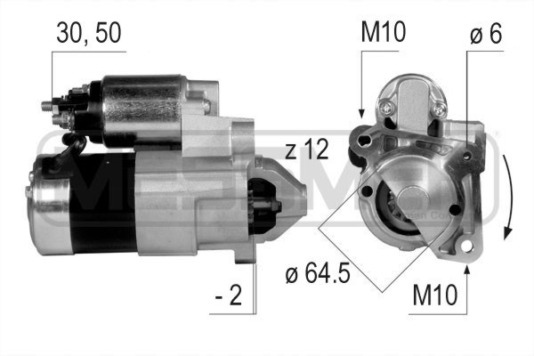 Startmotor 12V