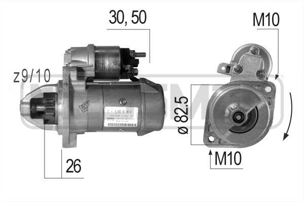 Startmotor 12V