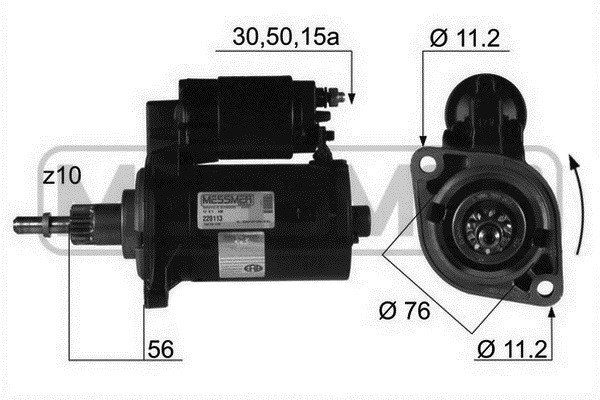 Startmotor 12V