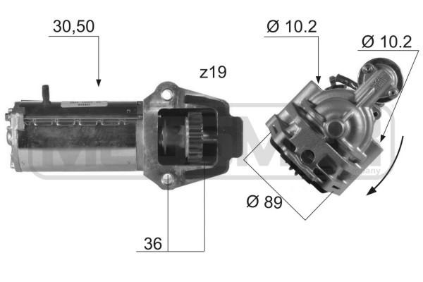 Startmotor 12V