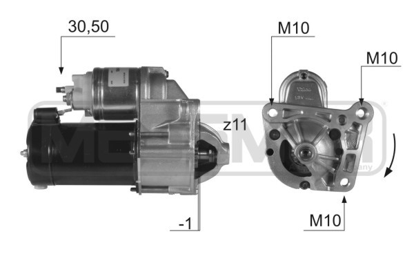 Startmotor 12V