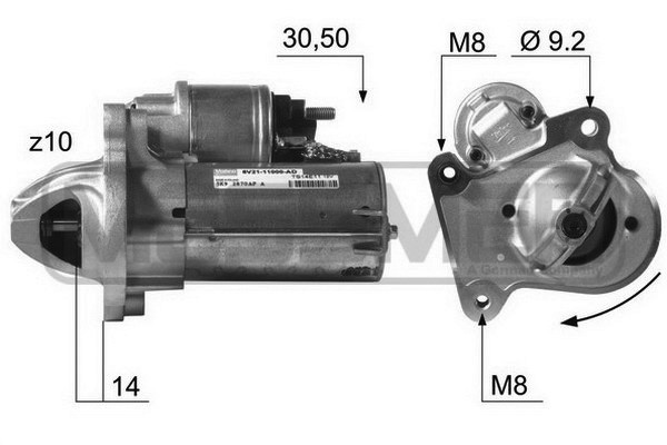 Startmotor 12V