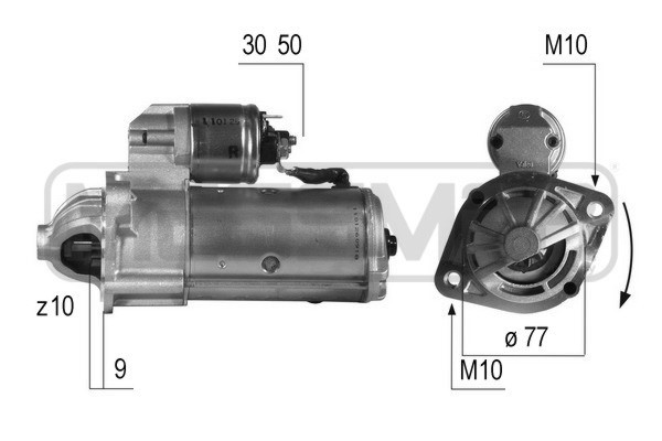 Startmotor 12V