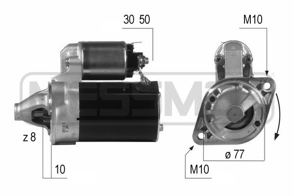 Startmotor 12V