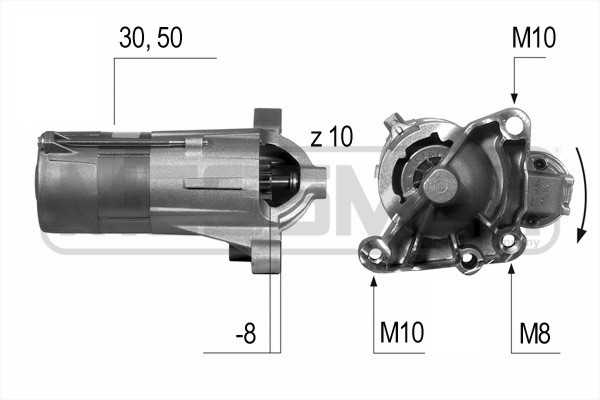 Startmotor 12V