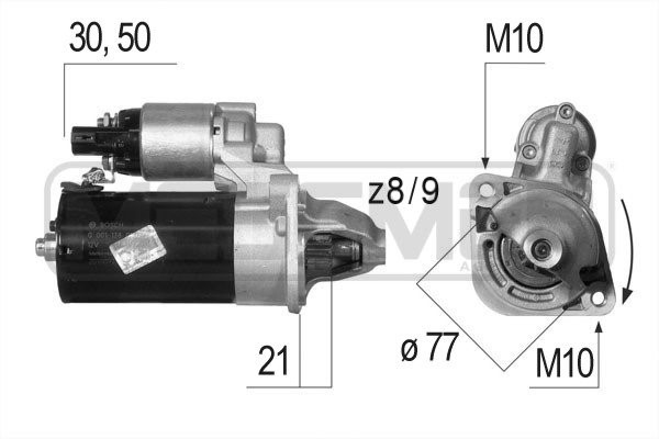 Startmotor 12V