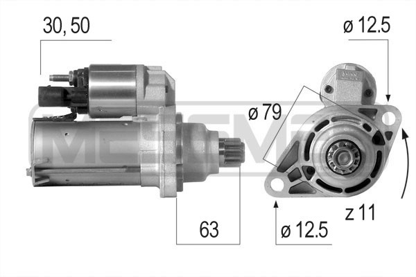 Startmotor 12V