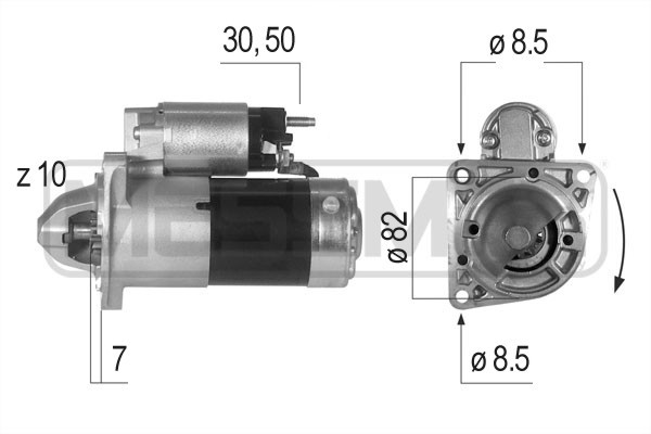 Startmotor 12V