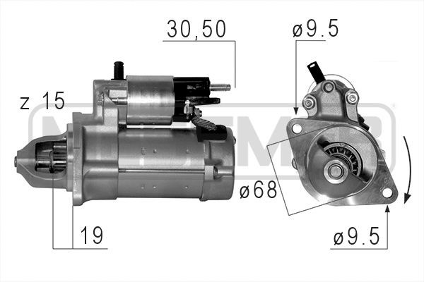 Startmotor 12V