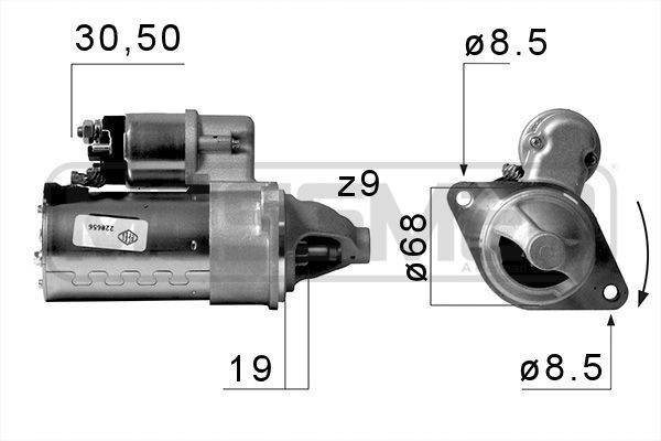 Startmotor 12V
