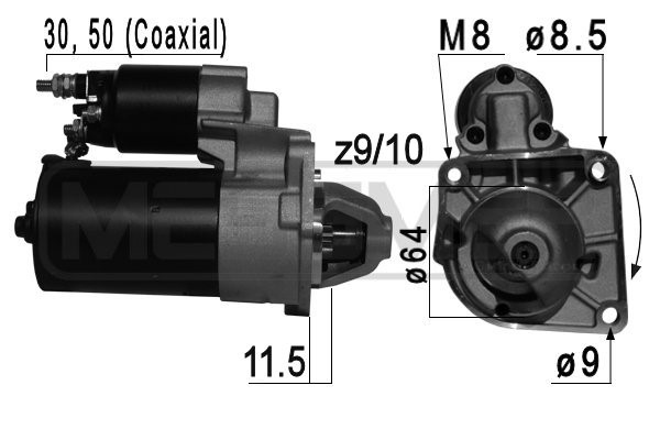 Startmotor 12V