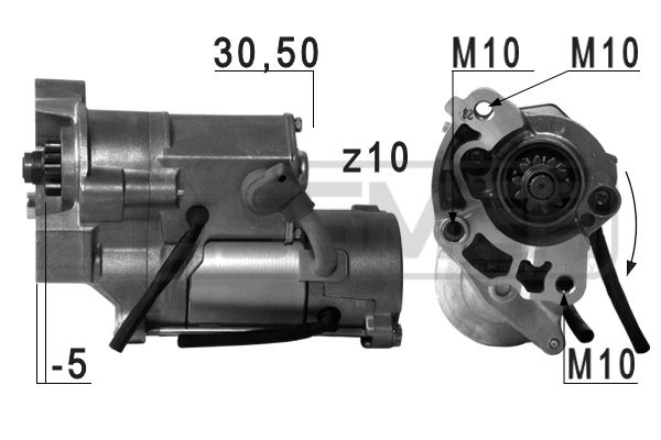 Startmotor 12V
