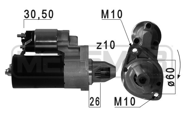 Startmotor 12V