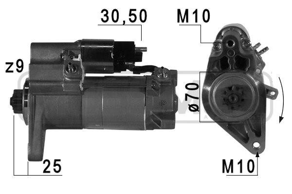 Startmotor 12V