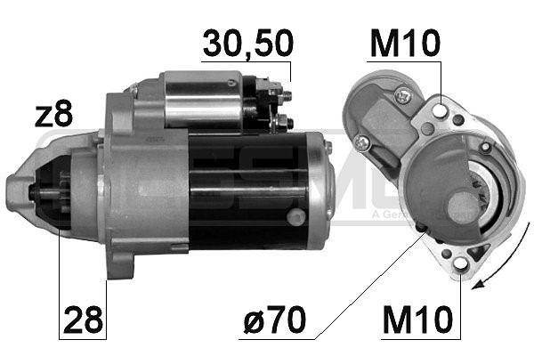 Startmotor 12V