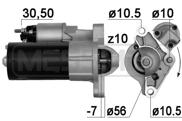 Startmotor 12V