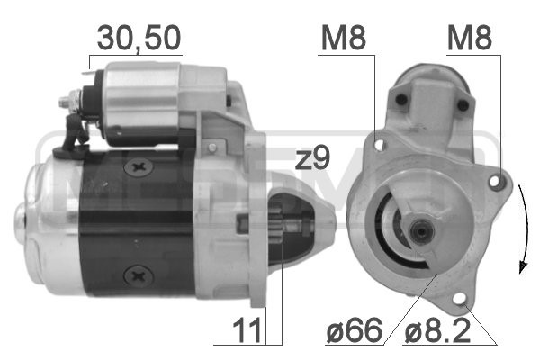 Startmotor 12V