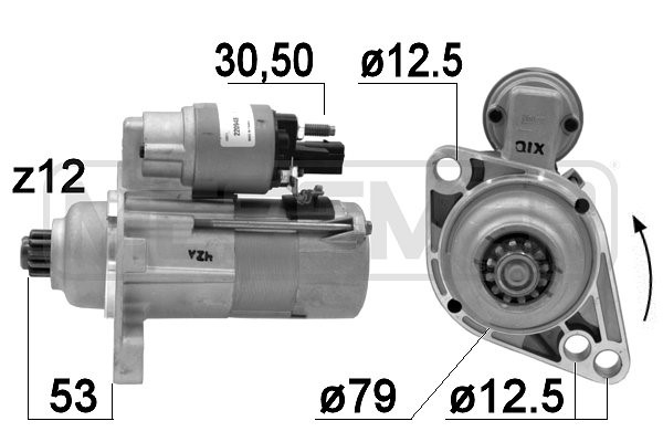 Startmotor 12V