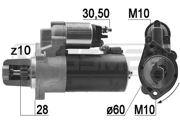 Startmotor 12V