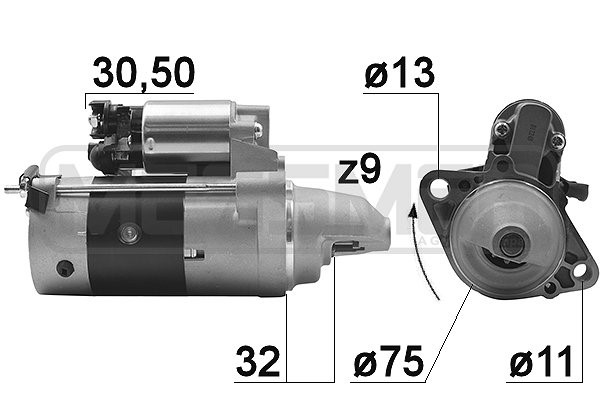 Startmotor 12V