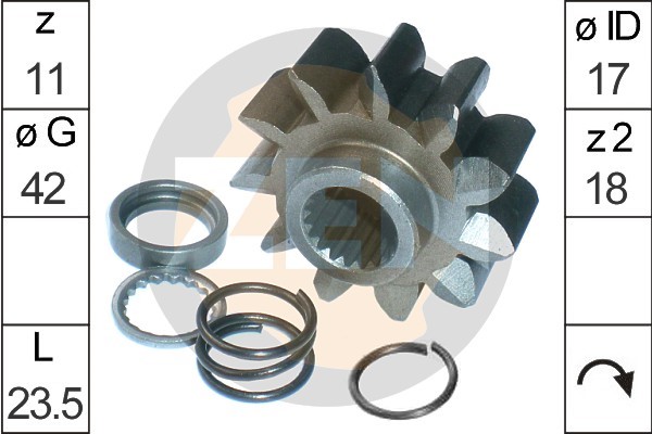 Drev, startmotor