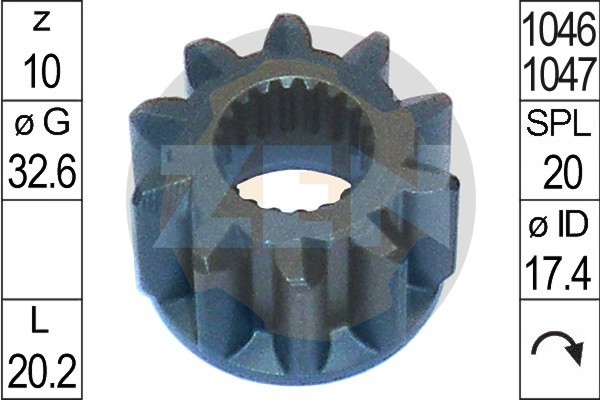 Drev, startmotor