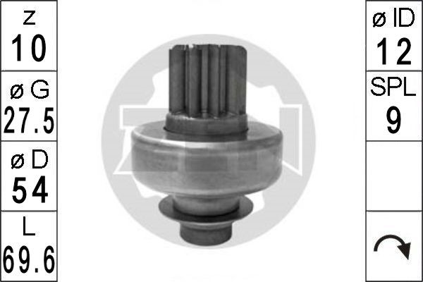 Frihjulsväxel, startmotor Frihjulsväxel, startmotor