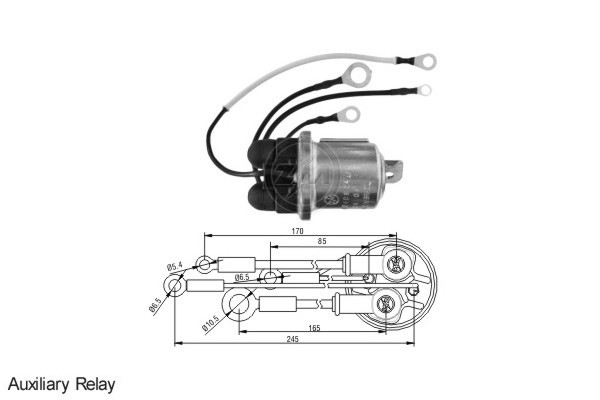 Magnetswitch, startmotor 24V Magnetswitch, startmotor 24V