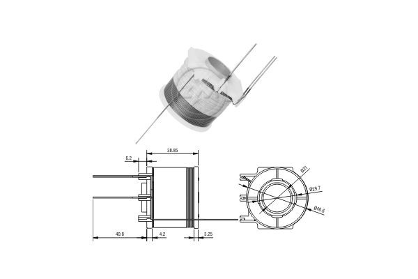 Magnetswitch, startmotor 12V