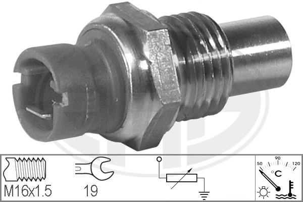 Sensor, kylvätsketemperatur