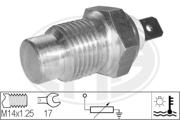Sensor, kylvätsketemperatur
