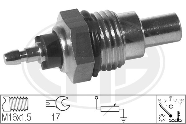 Sensor, kylvätsketemperatur
