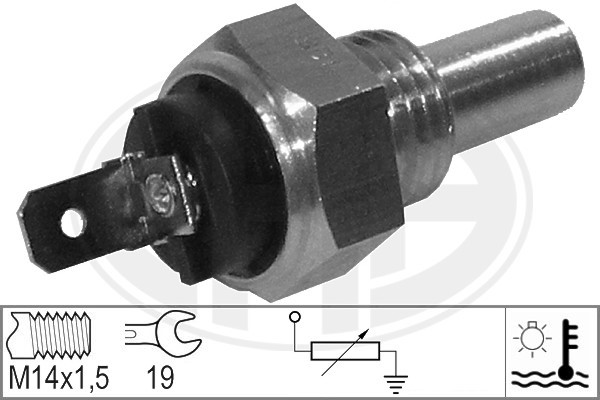 Sensor, kylvätsketemperatur