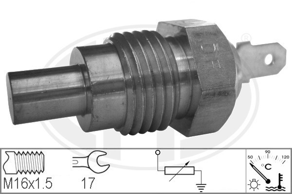 Sensor, kylvätsketemperatur