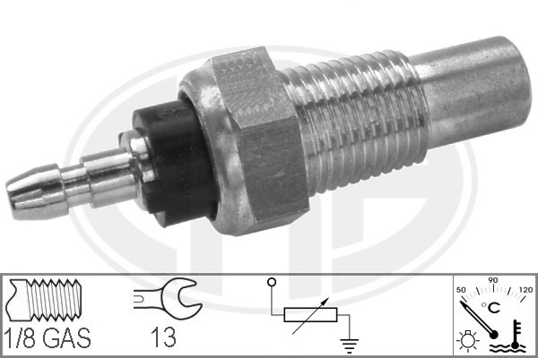 Sensor, kylvätsketemperatur