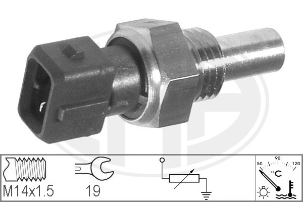 Sensor, kylvätsketemperatur