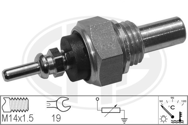 Sensor, kylvätsketemperatur
