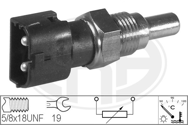 Sensor, kylvätsketemperatur