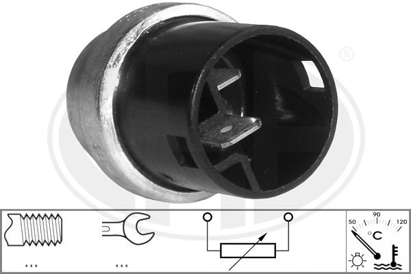Sensor, kylvätsketemperatur