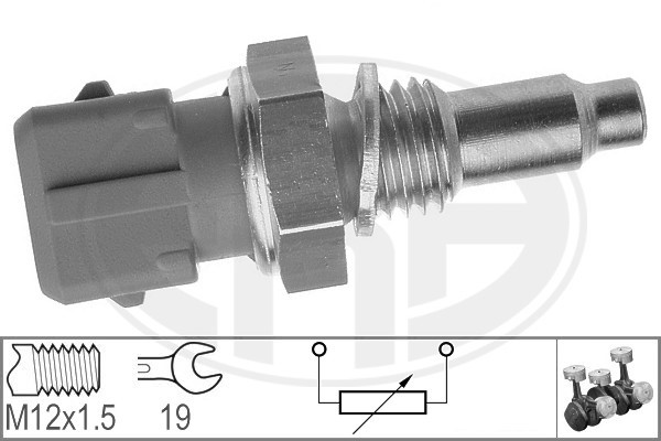 Sensor, kylvätsketemperatur Sensor, kylvätsketemperatur